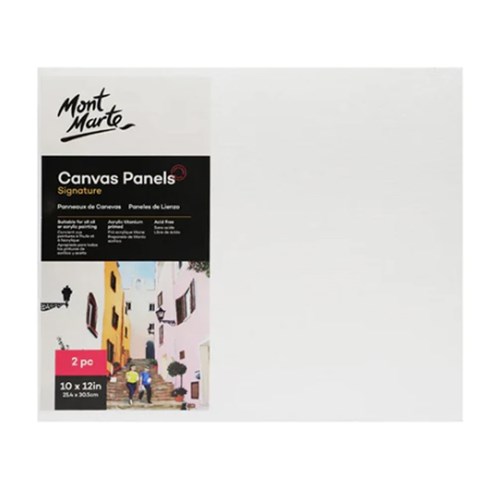 MONT MARTE CANVAS PANELS 25.4 x 30.5cm Pack-2